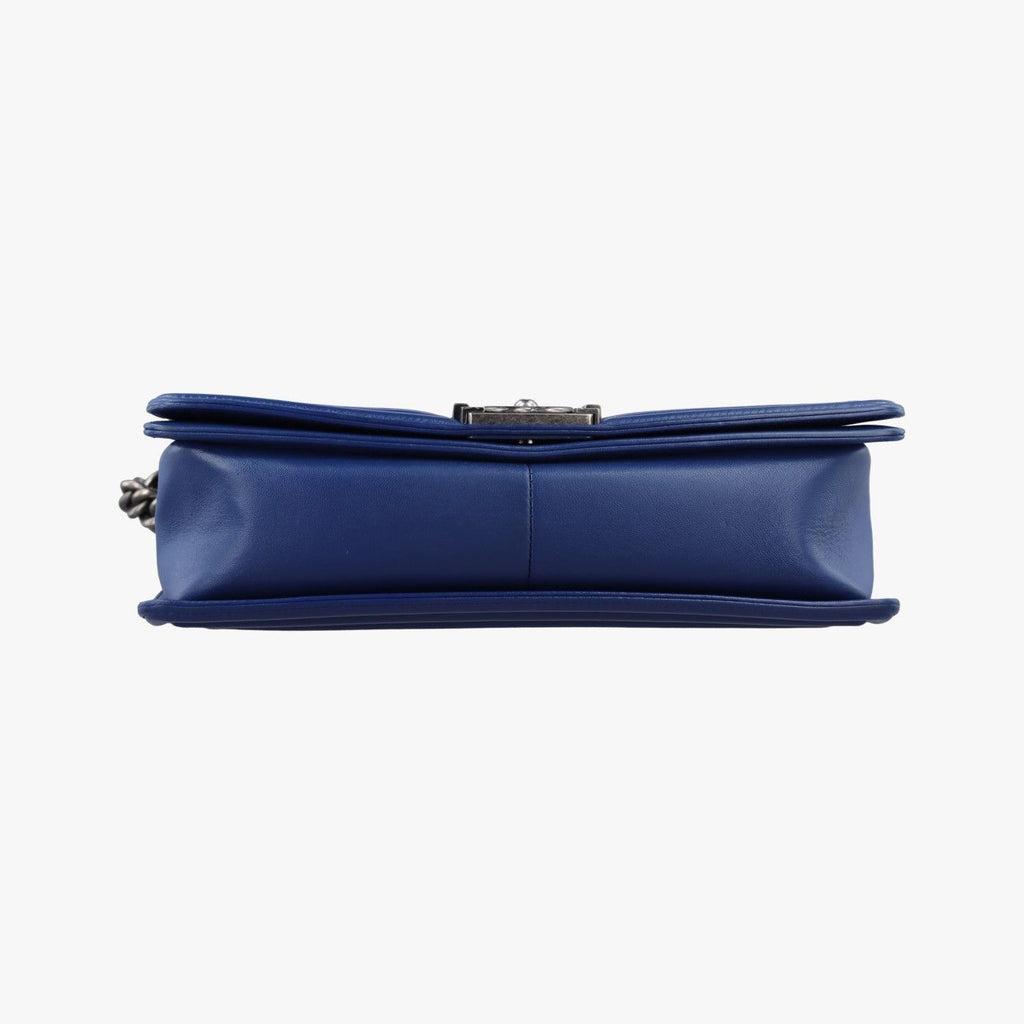 Chanel Boy Blue Leather — view 3