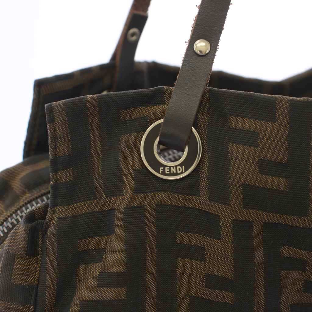 Fendi Zucca Shoulder Bag Brown — view 7