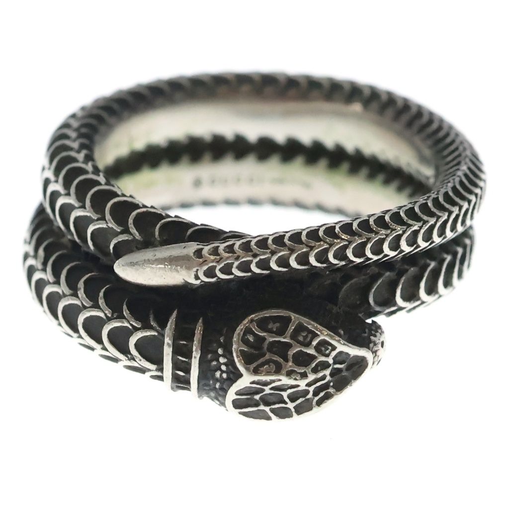 Gucci Garden Snake Ring Silver