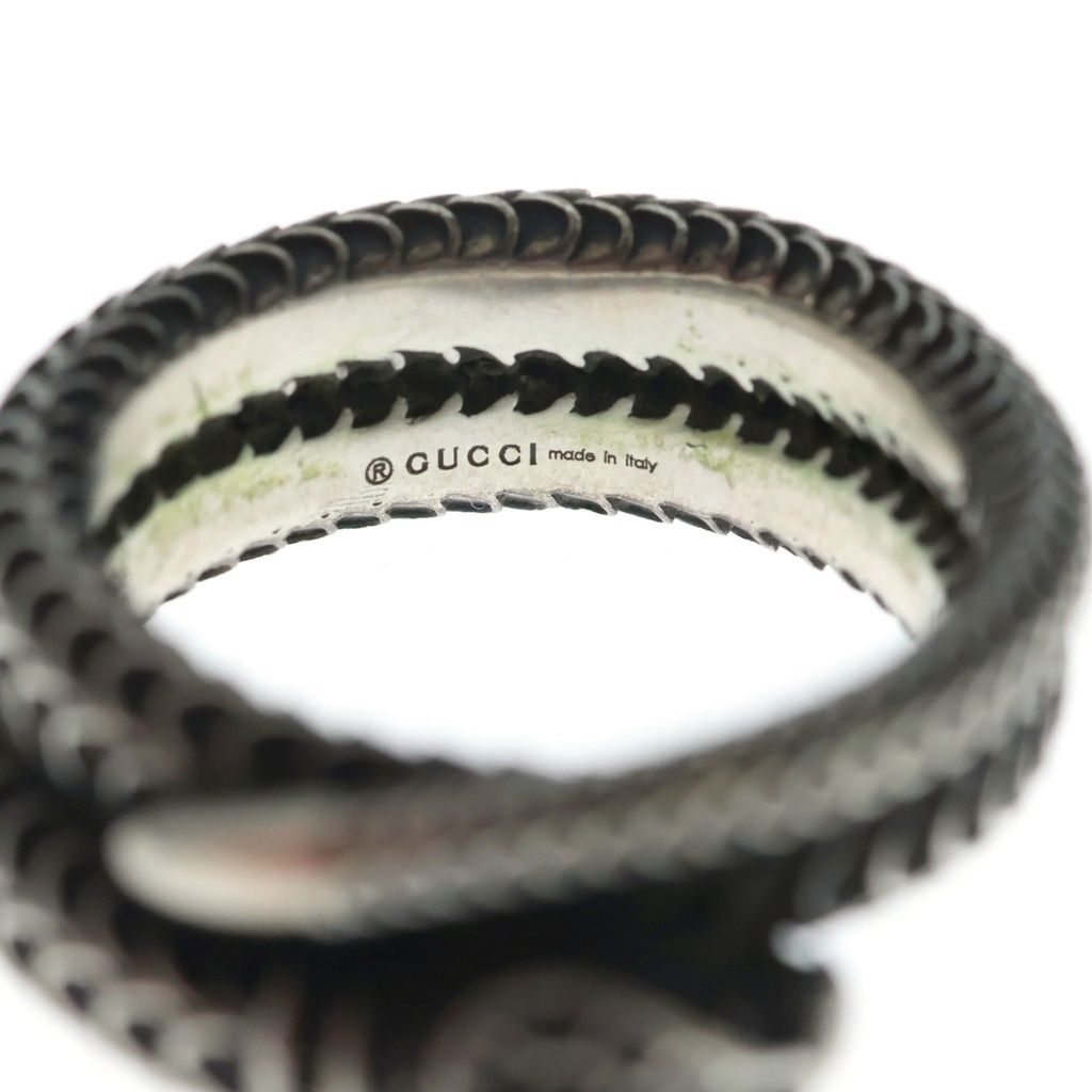 Gucci Garden Snake Ring Silver — view 4