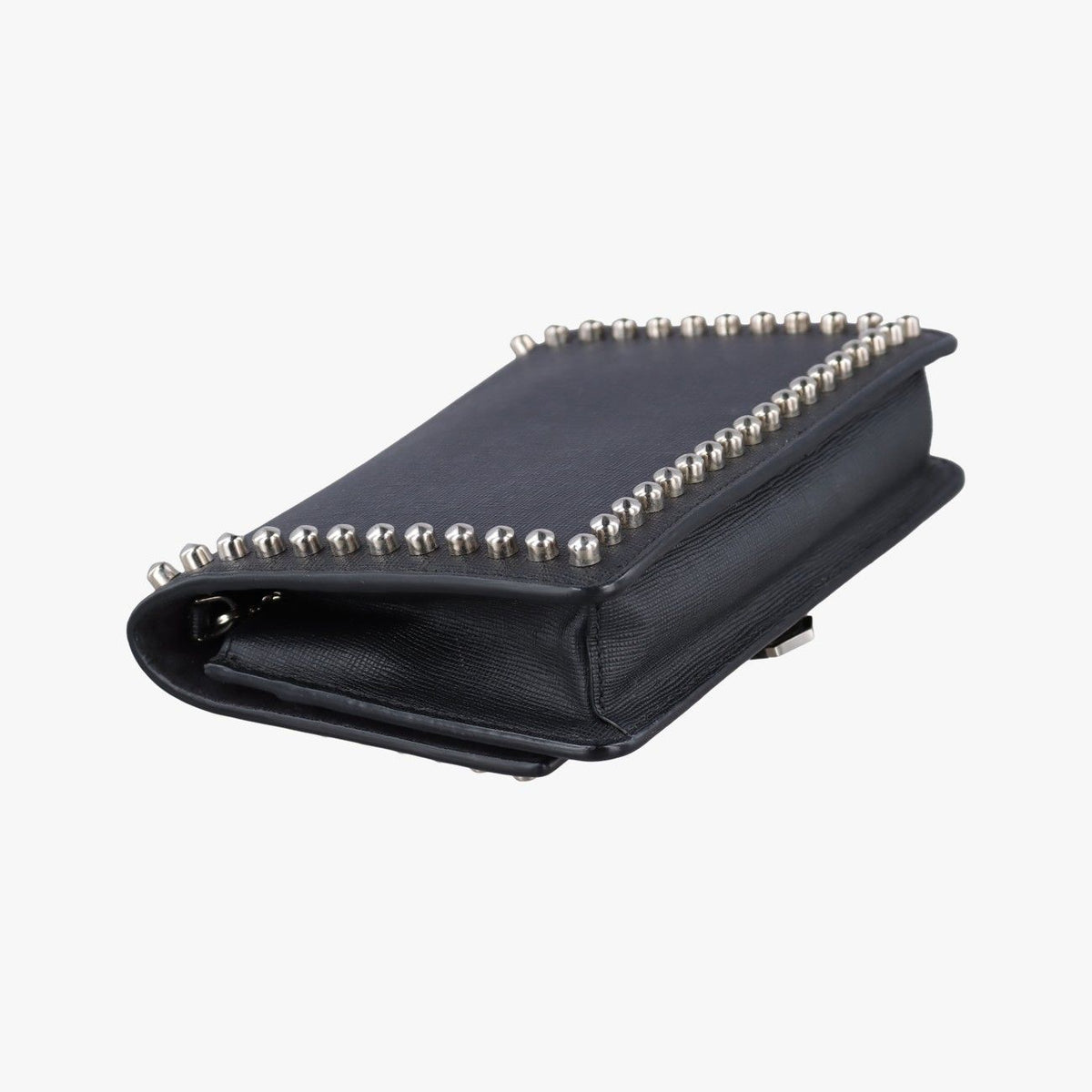 Fendi Carlito Lagerfeld Studs Black Leather — view 7