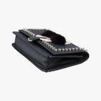 Fendi Carlito Lagerfeld Studs Black Leather — view 4