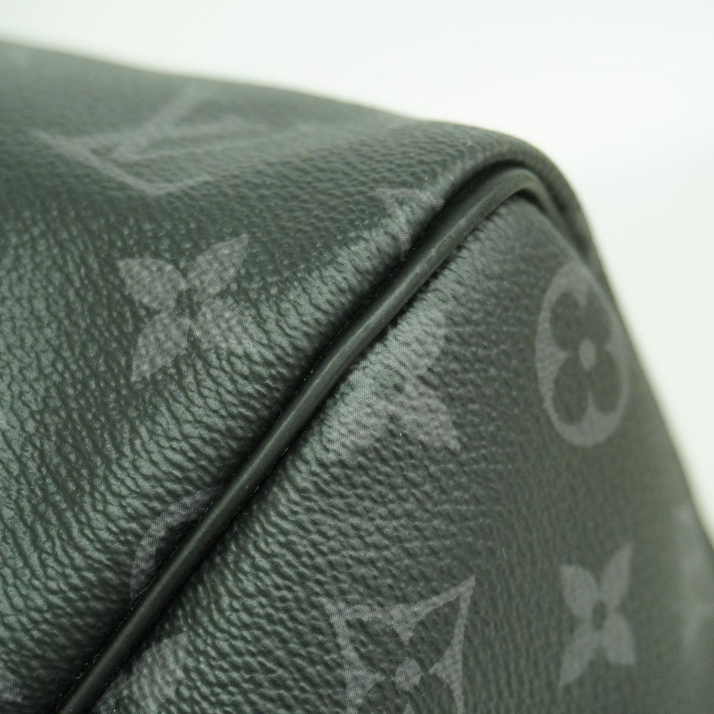 Louis Vuitton Boston Bag Monogram Eclipse Keepall Bandouliere 45 Black — view 6