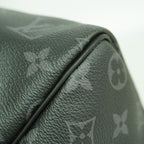 Louis Vuitton Boston Bag Monogram Eclipse Keepall Bandouliere 45 Black — view 6