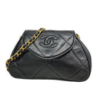 Chanel Shoulder Bag Lambskin Black