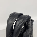 Chanel Tote Bag Coco Cocoon Nylon Black Silver — view 8