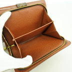 Louis Vuitton Wallet Monogram Porte Papier Zip Brown — view 3