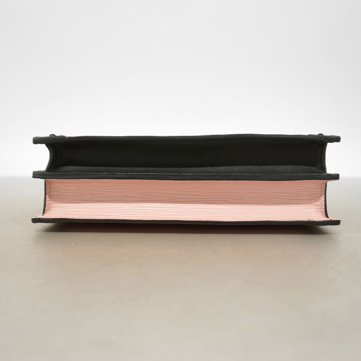 Louis Vuitton Shoulder Bag Epi Trunk Clutch Rose Ballerine — view 3