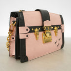 Louis Vuitton Shoulder Bag Epi Trunk Clutch Rose Ballerine — view 2