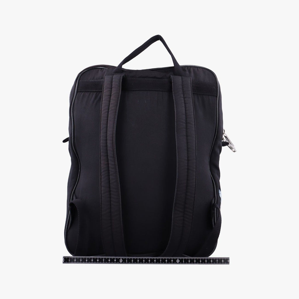 Gucci Interlocking G Black Nylon Backpack — view 2