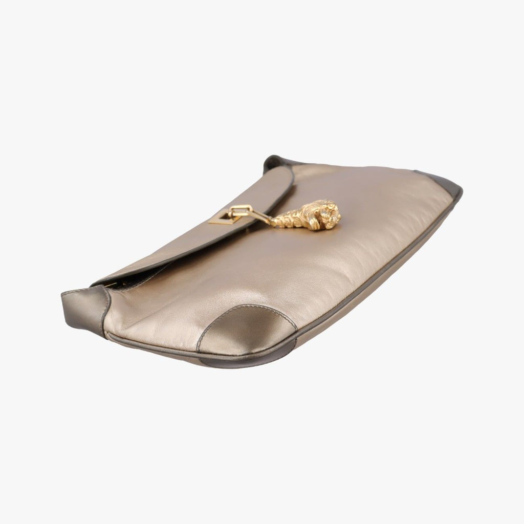 Gucci Tiger Head Gold Leather — view 5