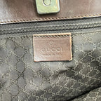 Gucci Tote Bag Dark Brown Leather — view 7