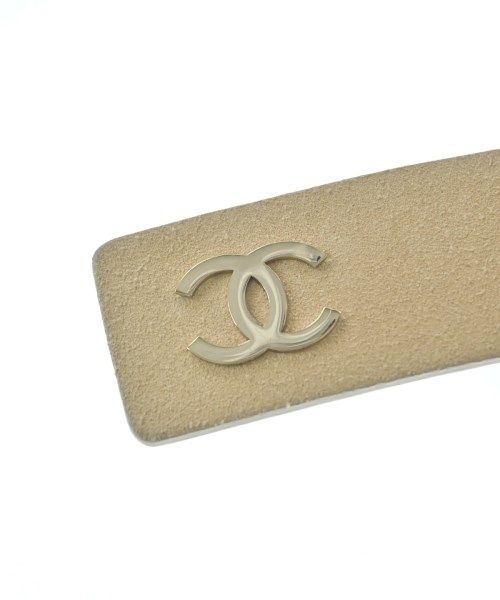 Chanel CC Logo Belt Beige — view 4