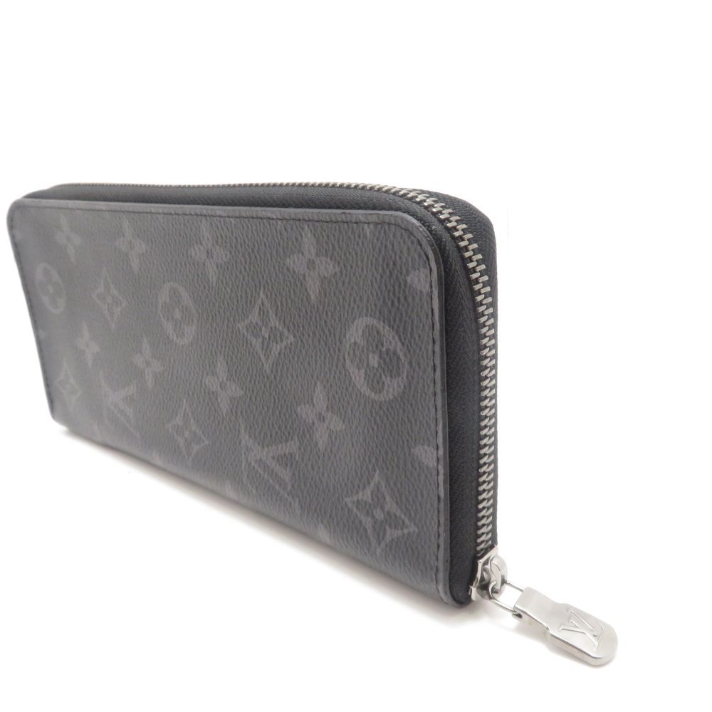 Louis Vuitton Zippy Wallet Vertical Monogram Eclipse Gray — view 2