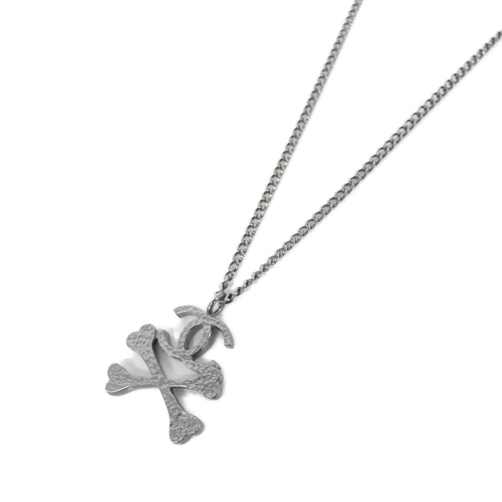Chanel Vintage Necklace Silver — view 3