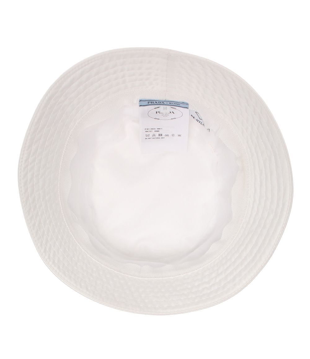 Prada Bucket Hat Triangle Plate Re-Nylon — view 4