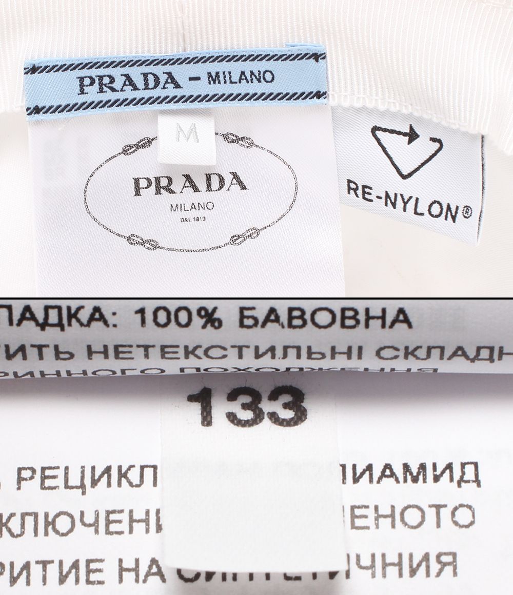 Prada Bucket Hat Triangle Plate Re-Nylon — view 5