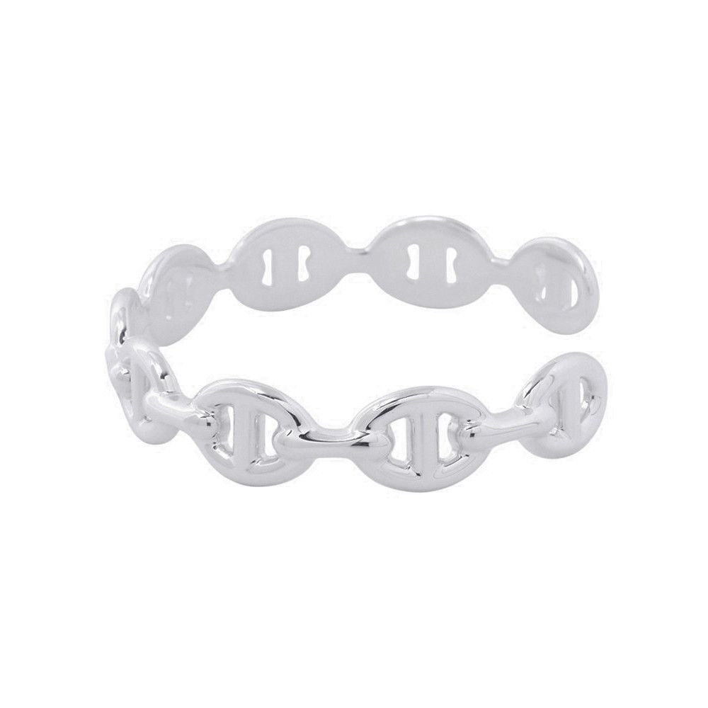 Hermes Bracelet Chaine D'ancre Enchainee Bangle — view 2