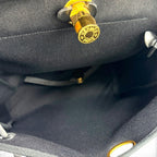 Hermes Herbag a Dos Zip PM Backpack Black Toile Militaire Vache Hunter — view 7