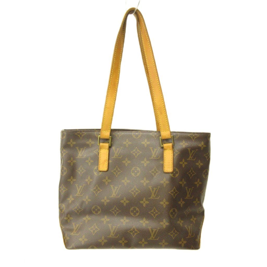 Louis Vuitton Monogram Cabas Piano Tote Bag All Over Print Leather Brown — view 2