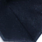 Prada Saffiano Triangle Logo Card Case Black — view 4