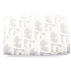 Dior Promenade Glycine Wallet Oblique Coin Purse White Gray — view 2