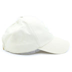 Celine Baseball Cap Triomphe Cap Panel Cotton Cream Hat — view 3