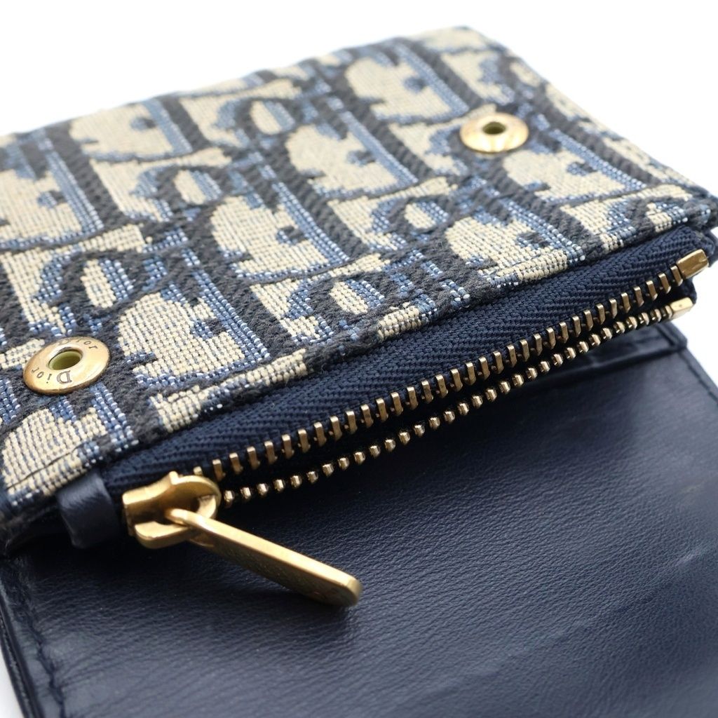 Dior Oblique Trifold Wallet — view 6