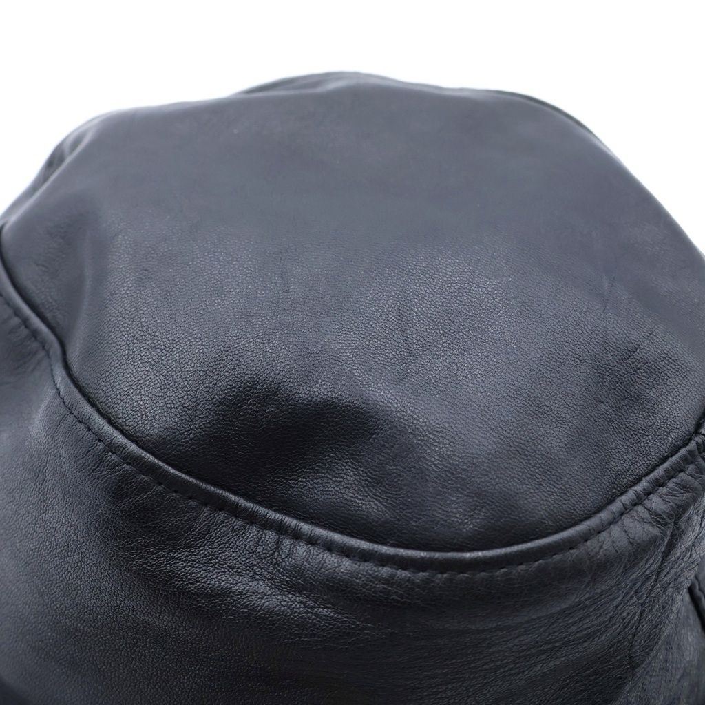Gucci GG Hat Leather Black — view 6