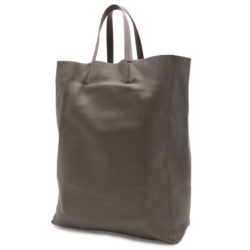 Celine Horizontal Cabas Tote Large Shoulder Bag Leather Gray — view 2
