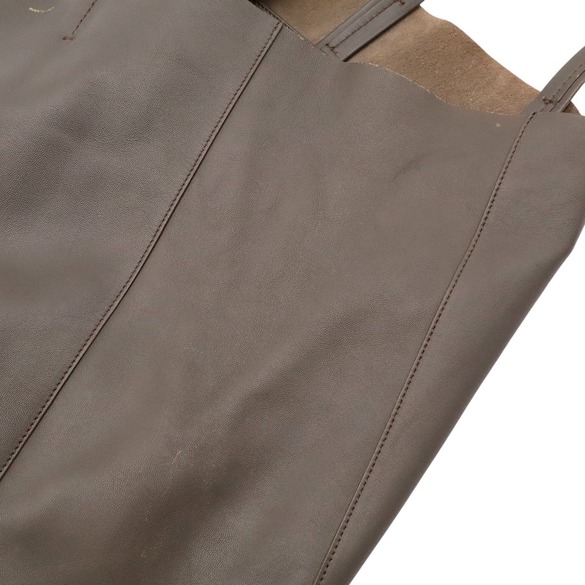 Celine Horizontal Cabas Tote Large Shoulder Bag Leather Gray — view 6