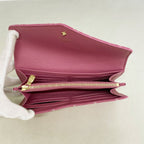 Louis Vuitton Wallet Monogram Denim Portefeuille Sarah Fuchsia — view 3