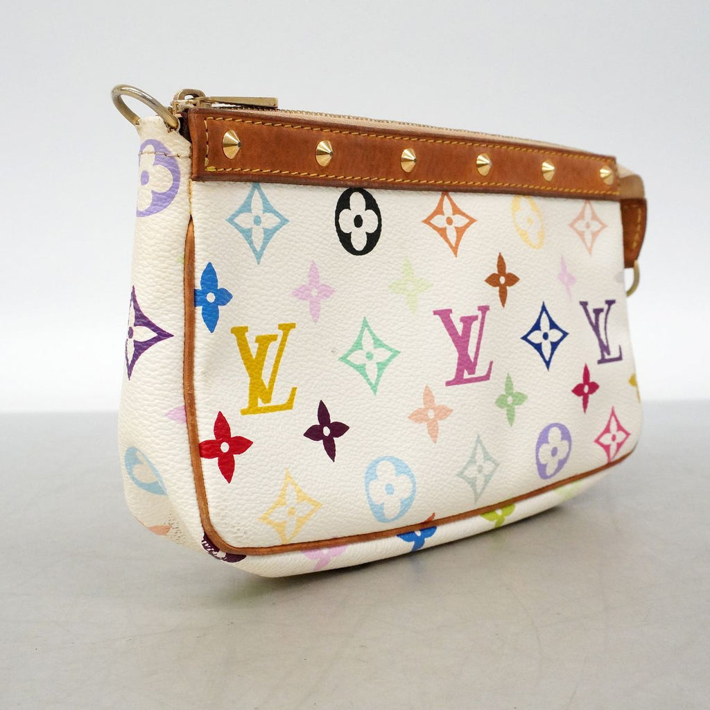 Louis Vuitton Pouch Monogram Multicolor Pochette Accessoires Blanc — view 2