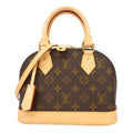 Louis Vuitton Handbag Monogram Alma BB Brown 2-Way Bag