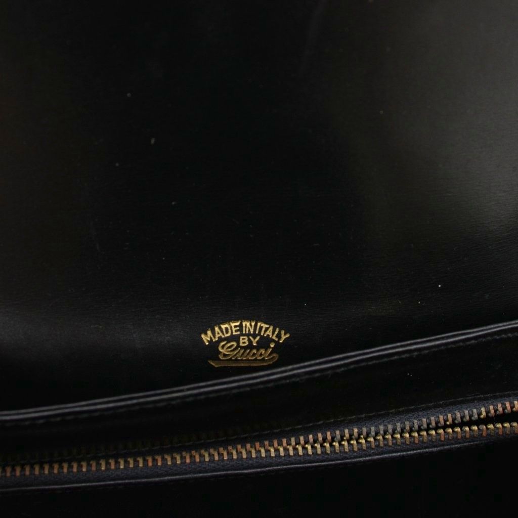 Gucci Vintage Shoulder Bag Leather Coin — view 6