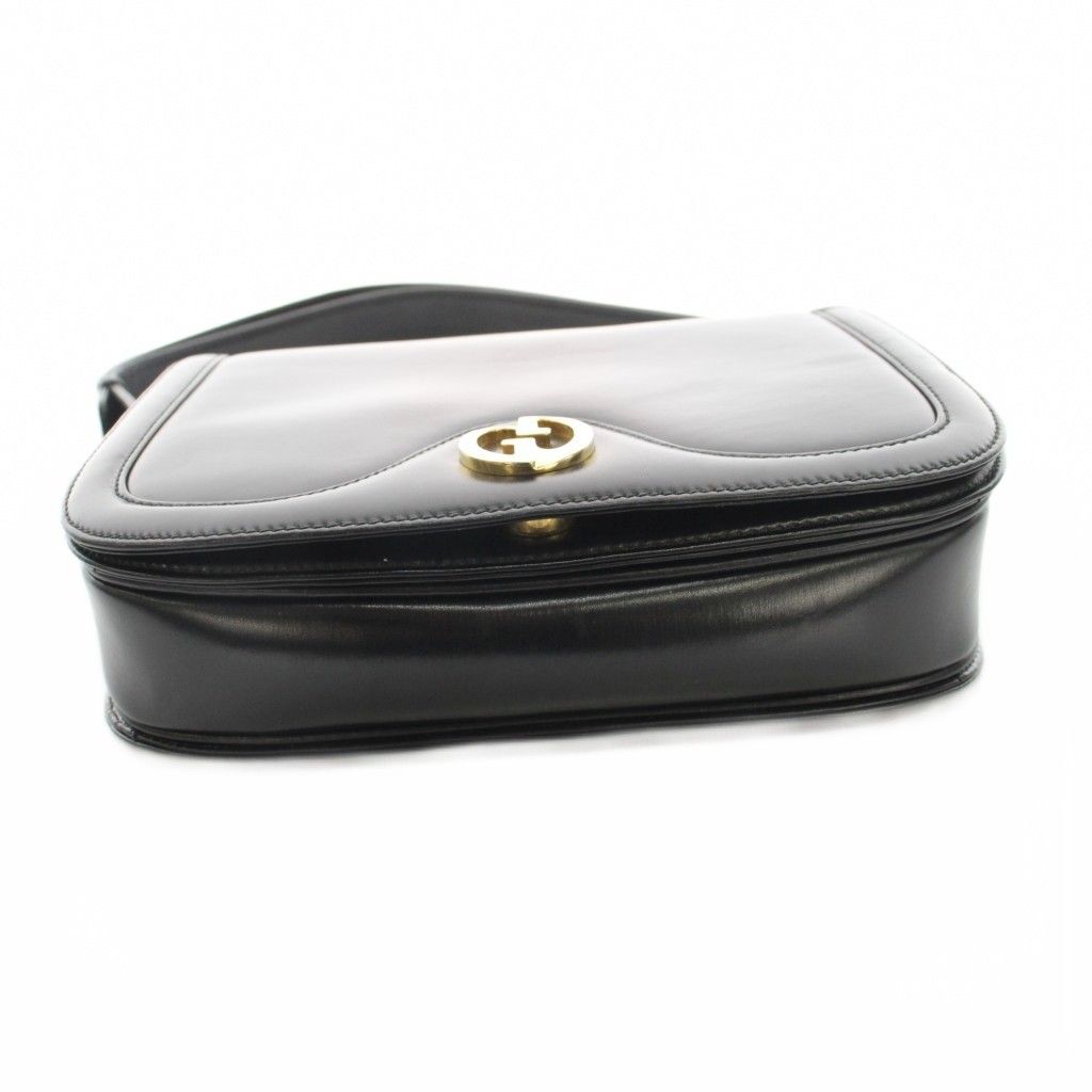 Gucci Vintage Shoulder Bag Leather Coin — view 4