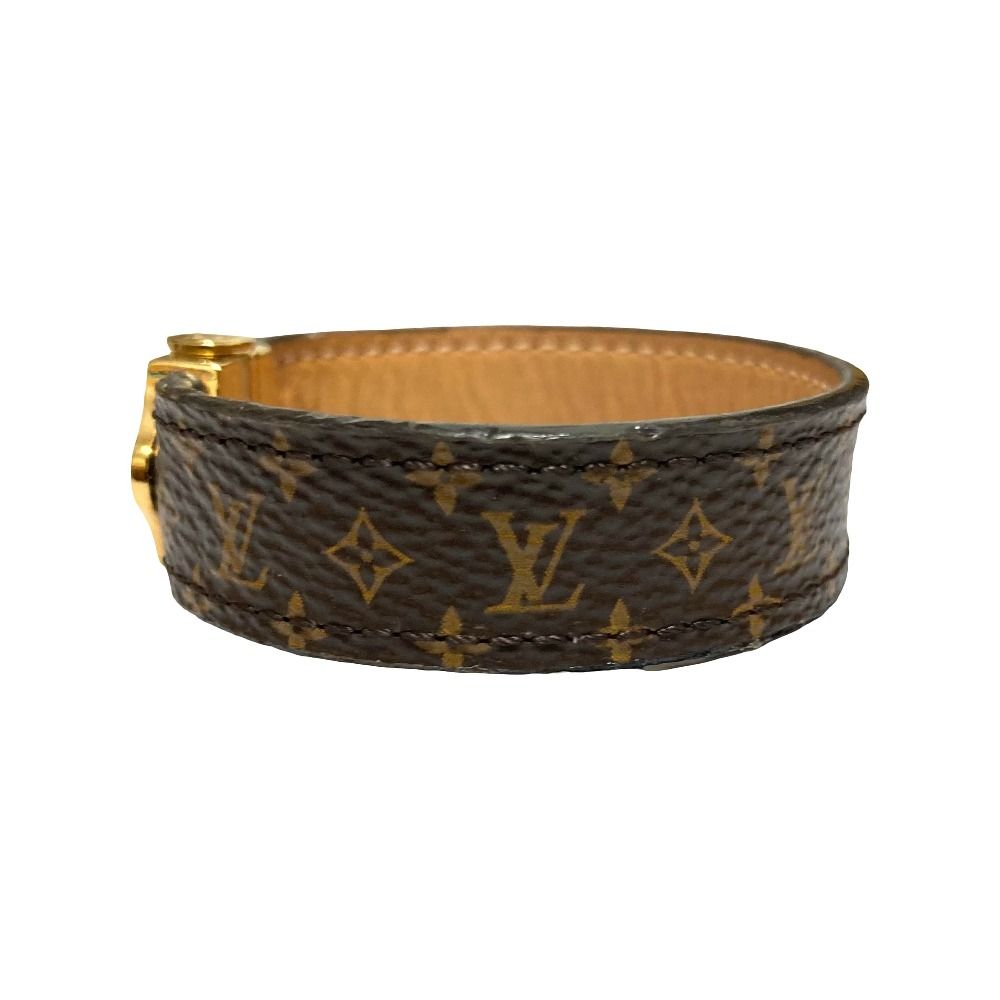 Louis Vuitton Bracelet Spirit Monogram Bangle Brown — view 2