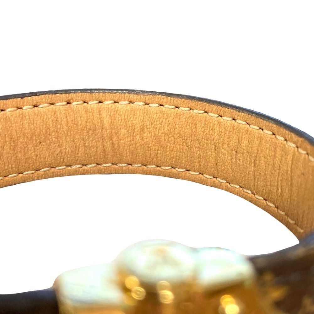 Louis Vuitton Bracelet Spirit Monogram Bangle Brown — view 7