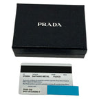 Prada Key Case Bordeaux Hook Leather Key Holder — view 6