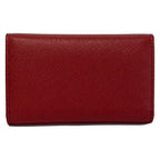 Prada Key Case Bordeaux Hook Leather Key Holder — view 2
