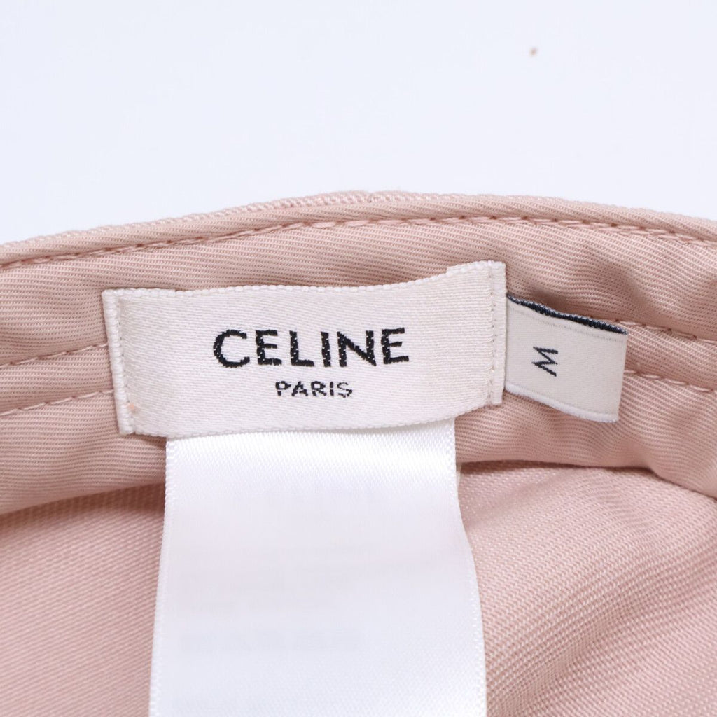 Celine Triomphe Baseball Cap Washed Cotton Hat — view 7