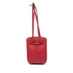 Hermes Vespa Pouch Drawstring Red Chevre Mysore