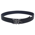 Dior x Shawn Stussy Logo Buckle Reversible Leather Belt