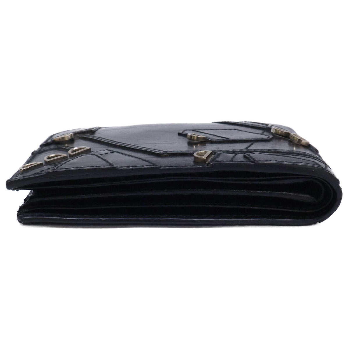 Dior Homme Hedi Slimane Era Leather Patchwork D Bifold Wallet — view 5
