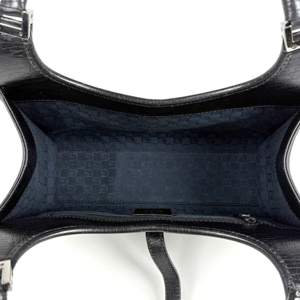 Gucci Handbag Jackie Line Leather Black — view 8