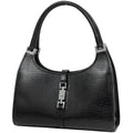 Gucci Handbag Jackie Line Leather Black