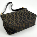 Fendi Shoulder Bag Zucca Pattern Canvas Brown — view 2
