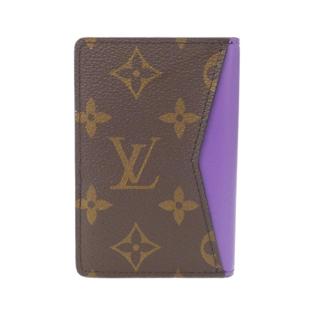 Louis Vuitton Monogram Macassar Pocket Organizer Card Case — view 2