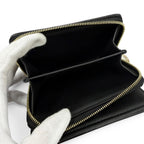 Louis Vuitton Portefeuille Lambskin Monogram Compact Wallet Black — view 7