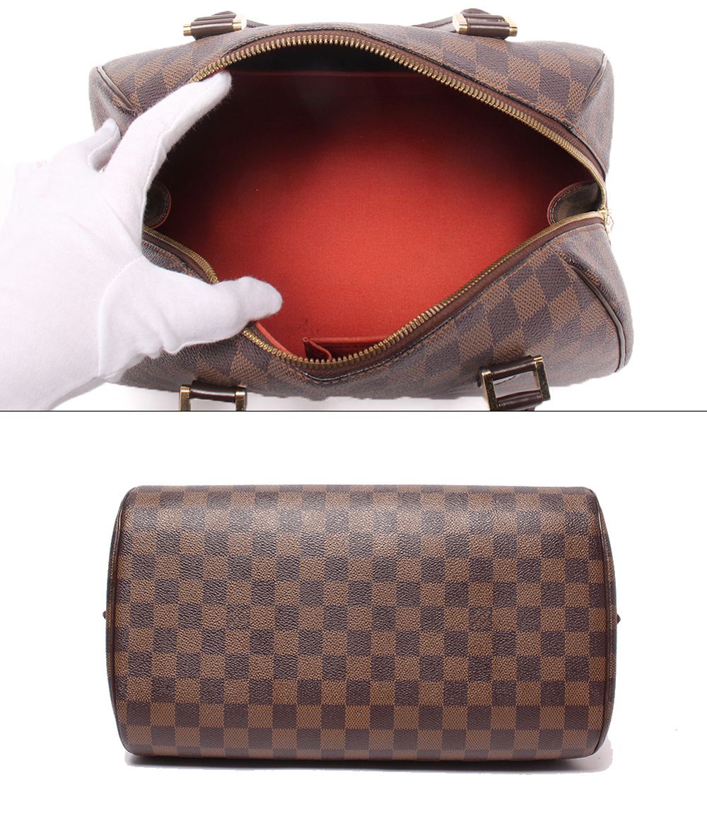 Louis Vuitton Mini Boston Bag Riviera MM Damier Ebene — view 3